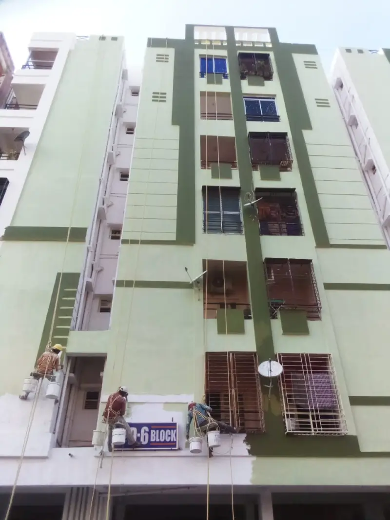 G+5 outside building painting
